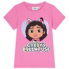 Girls Pink Gabby's Dollhouse Shorts Set, 1, hi-res